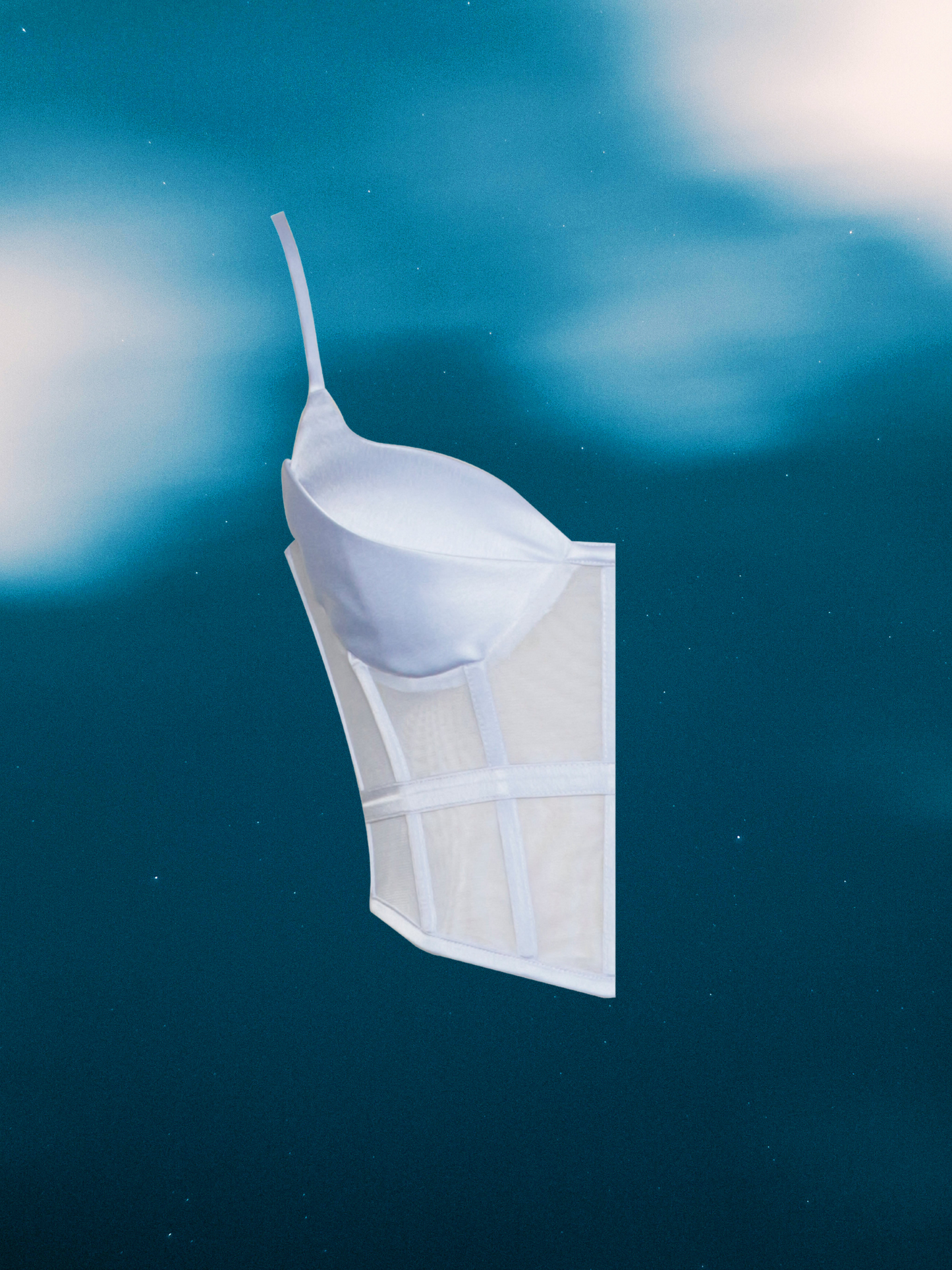 Addison Corset Cutout Satin Gown