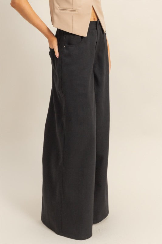 Sophia High Waist Wide Leg Pants