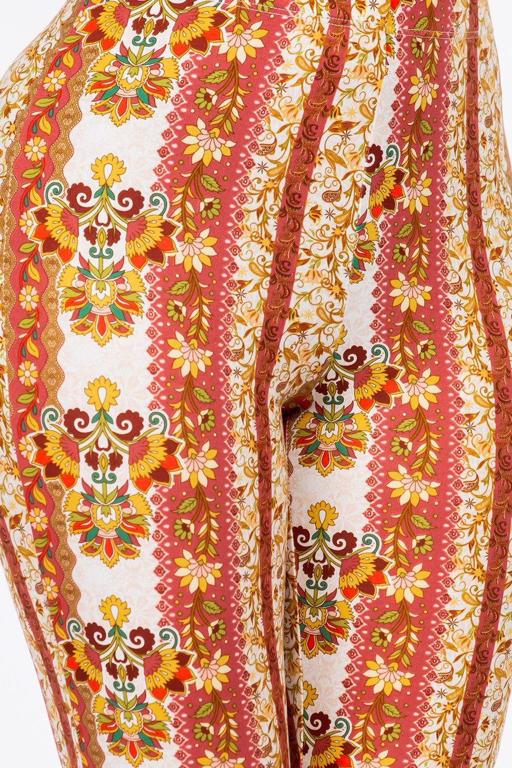 Boho Floral Flare Pants