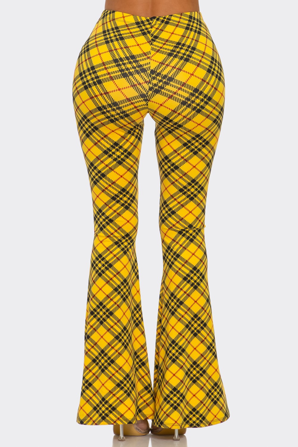 Chloe Plaid Flare Pants