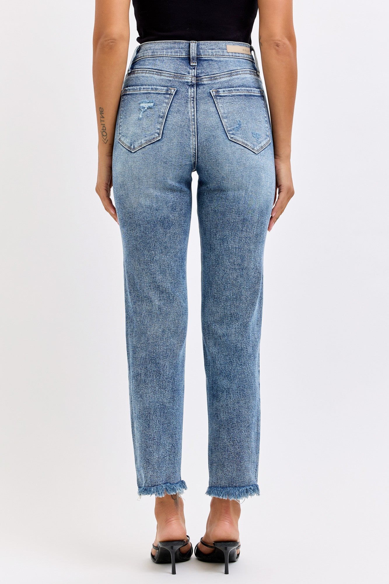 Gera High Rise Mom Jeans