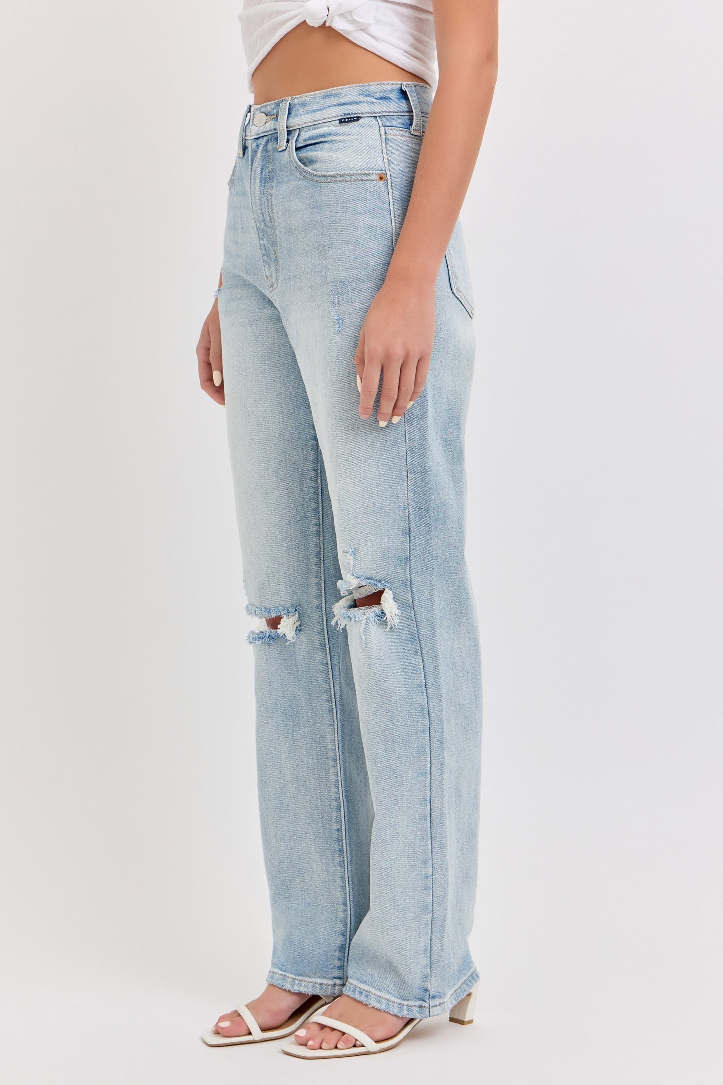 Hilda High Rise Ripped Jeans
