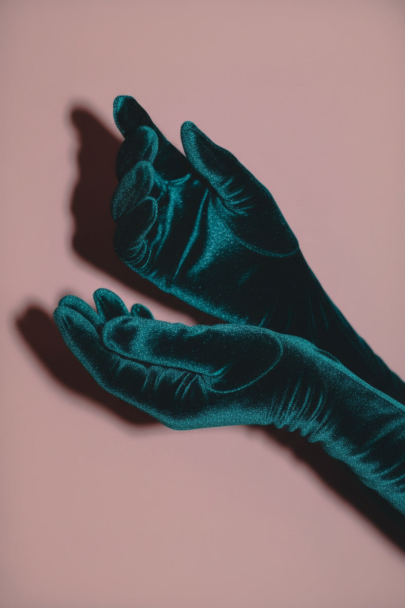 Ozella Velvet Opera length Gloves