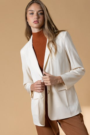 Oversized Single Breasted Blazer