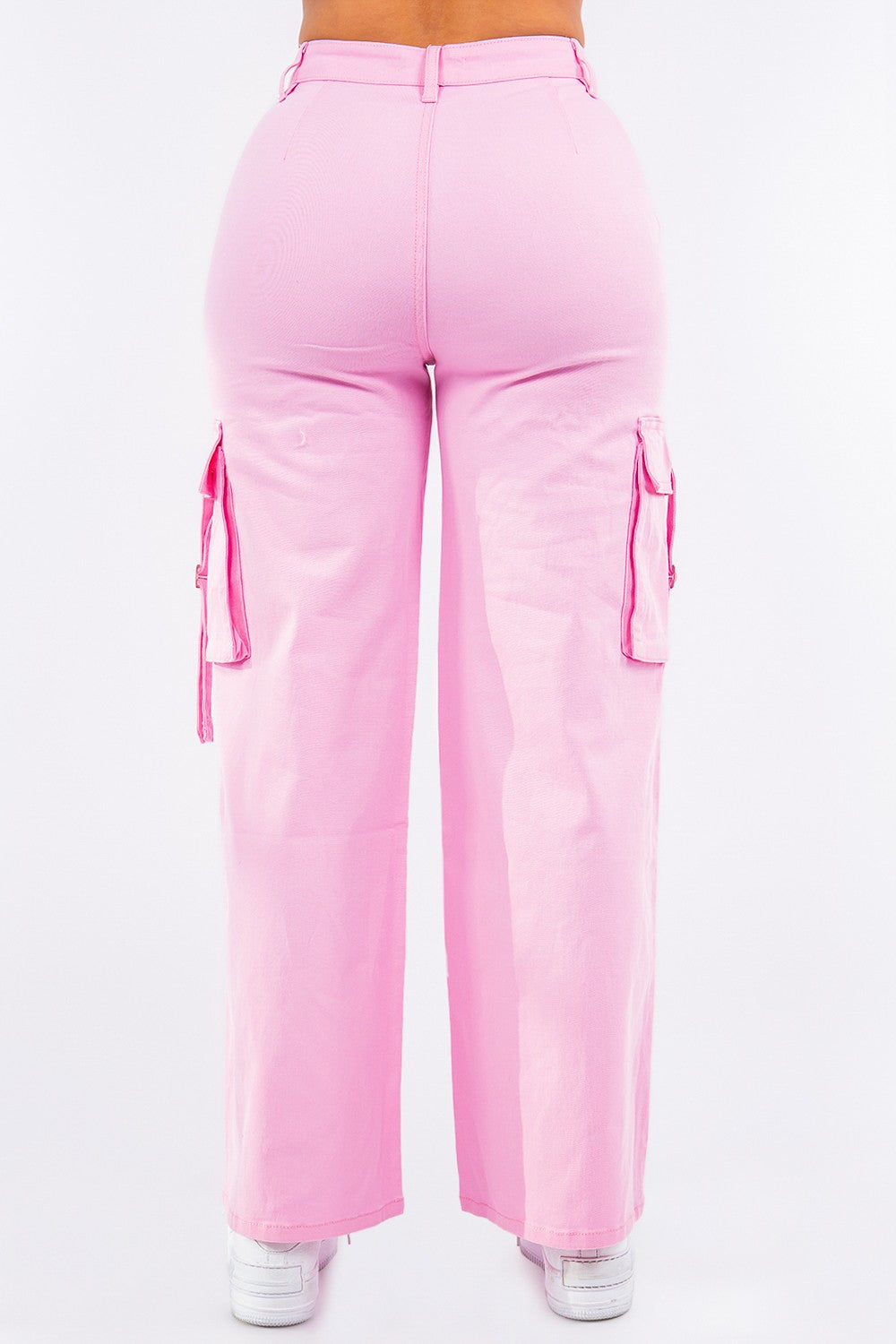 Plus Wide Leg Cargo Pants