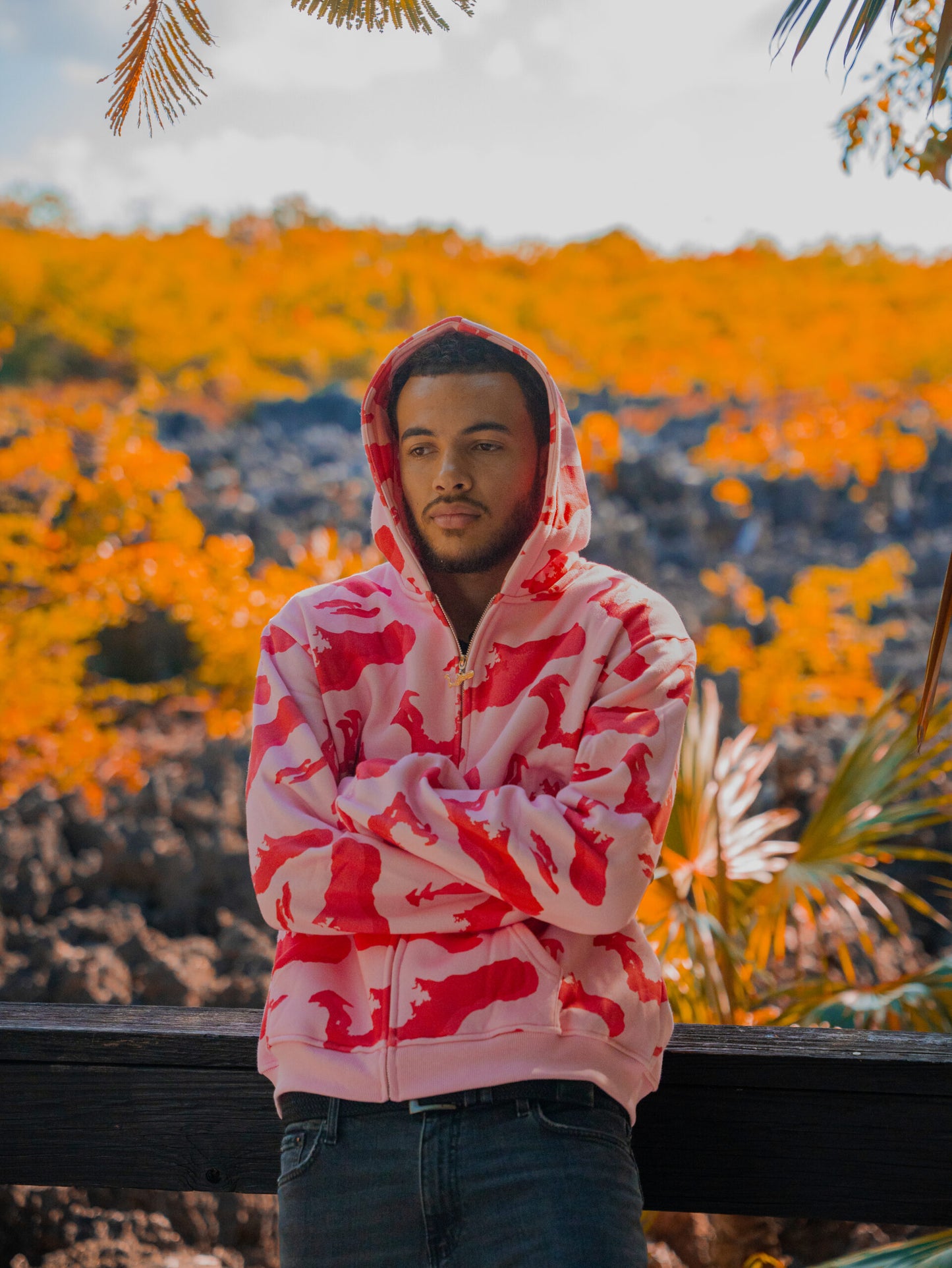 1503 Cayman Camo Hoodie