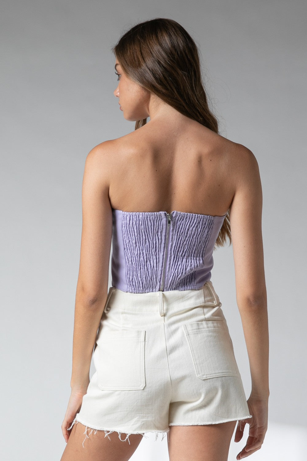 Color Block Tube Top
