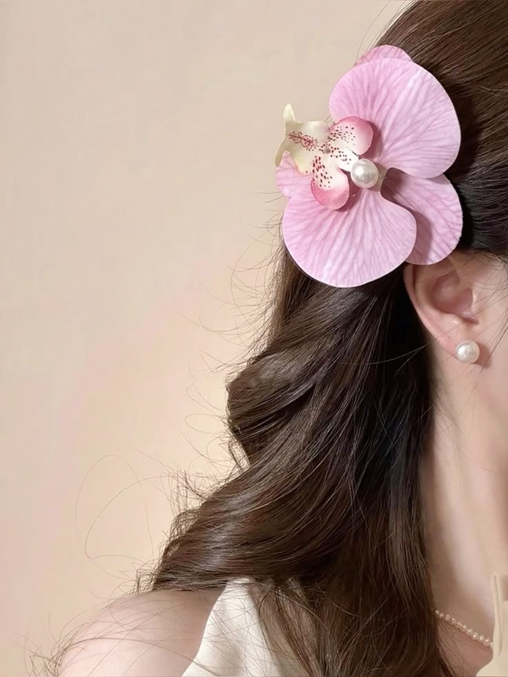 Orchid Hair Clip