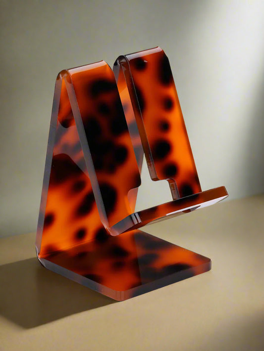 Acrylic Phone Stand - Tortoise