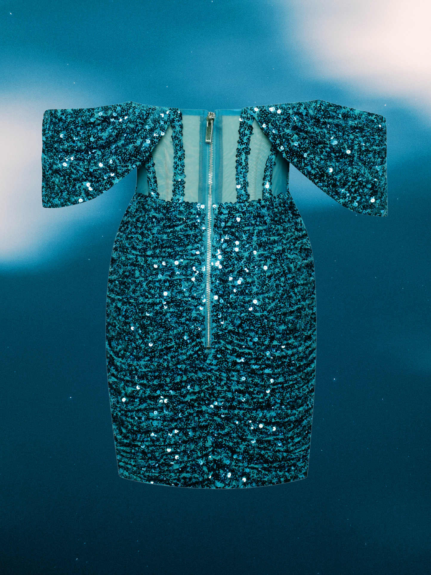 Weston Off Shoulder Sequin Corset