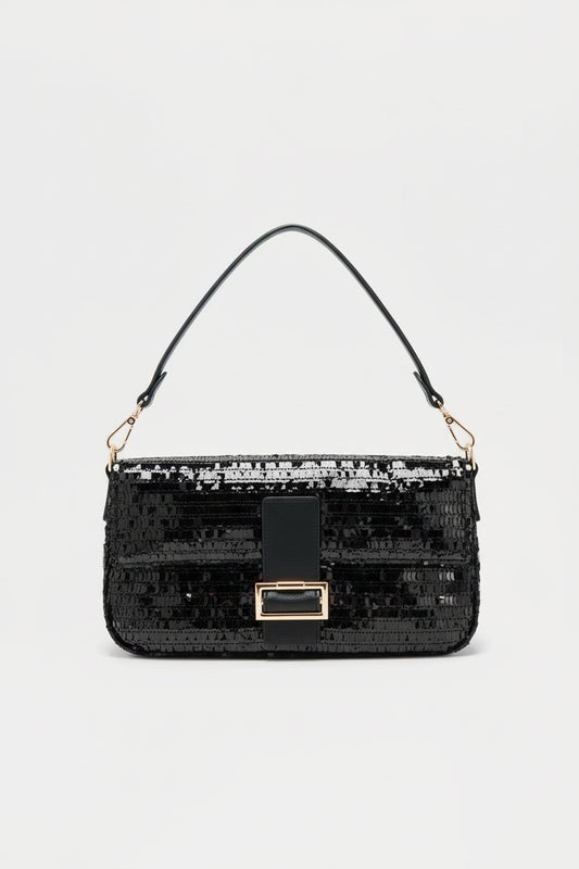 Dazzle Sequin Satchel Purse