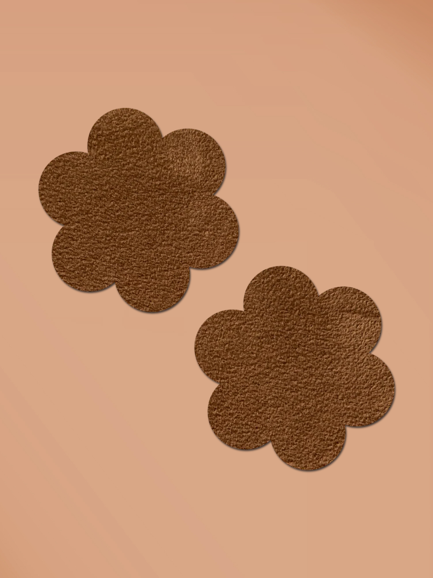 Reusable Suede Flower Power Pasties
