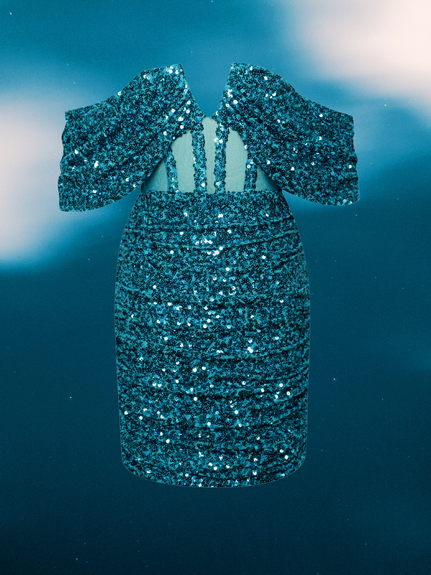 Weston Off Shoulder Sequin Corset