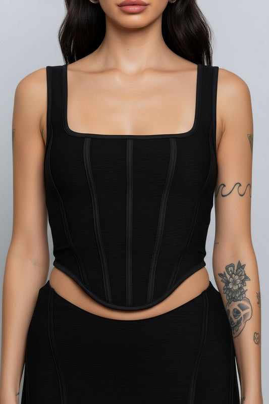 Bianka Mesh Corset Top