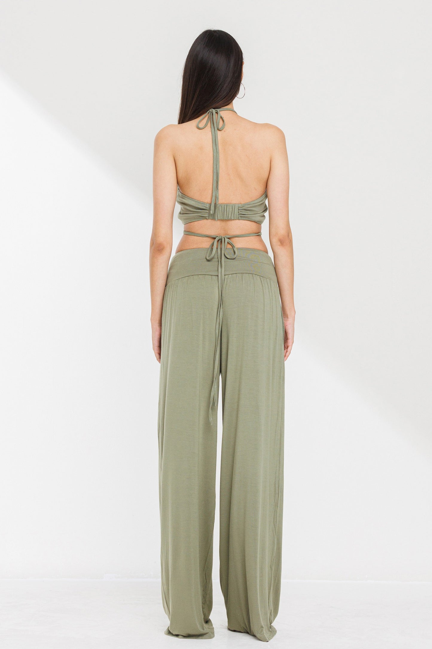 Boheme Jersey Beaded Halter Top