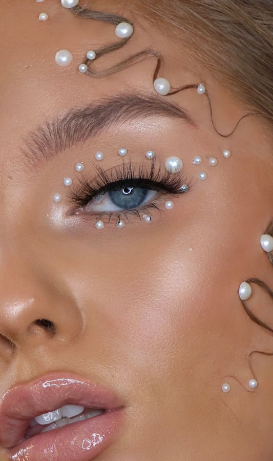 Pearl Rhinestone Set