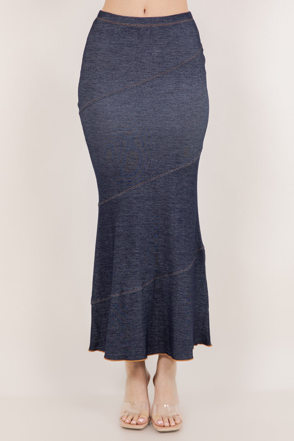 Caroline Denim Maxi Skirt