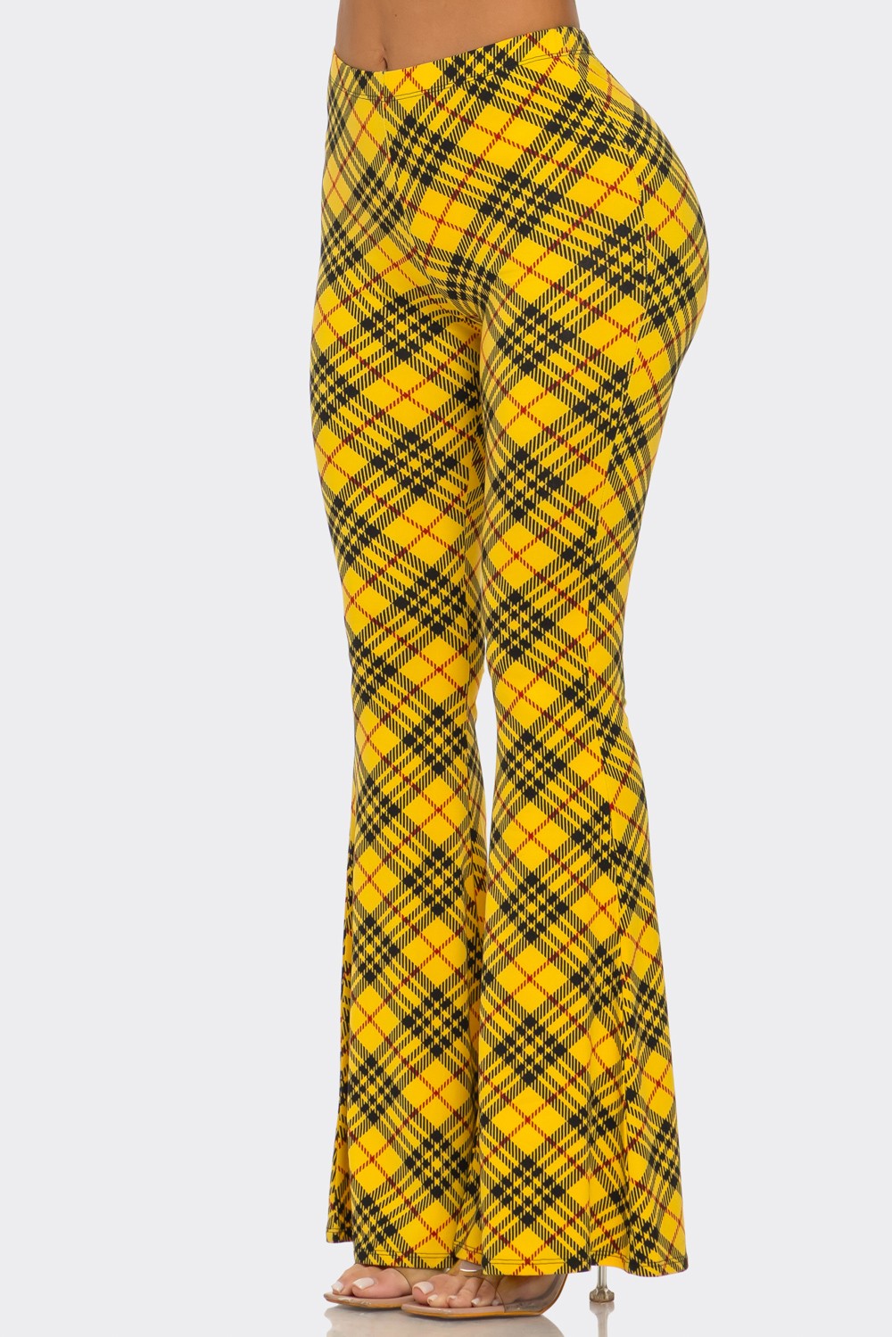 Chloe Plaid Flare Pants