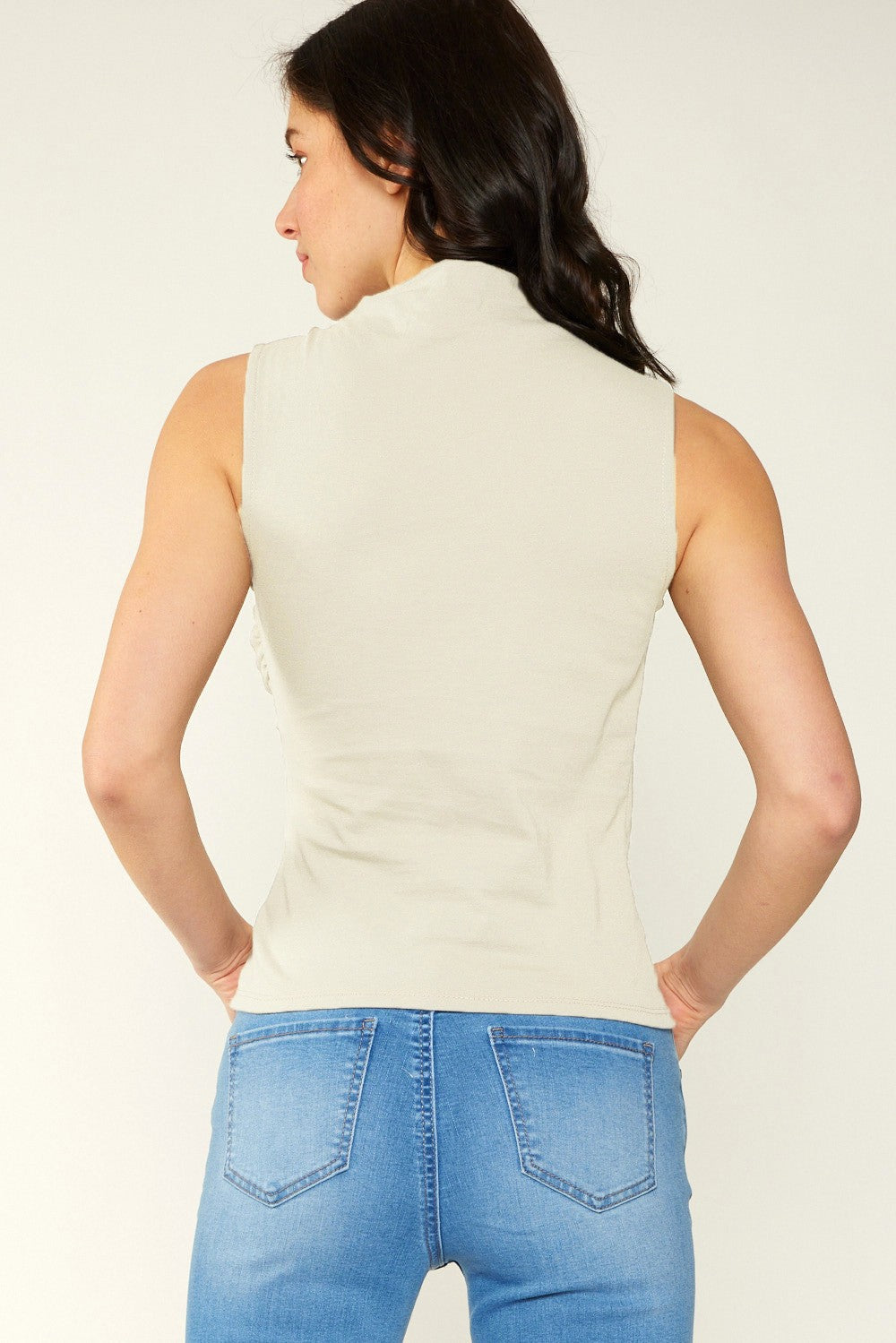 Cotton Drape Knit Top