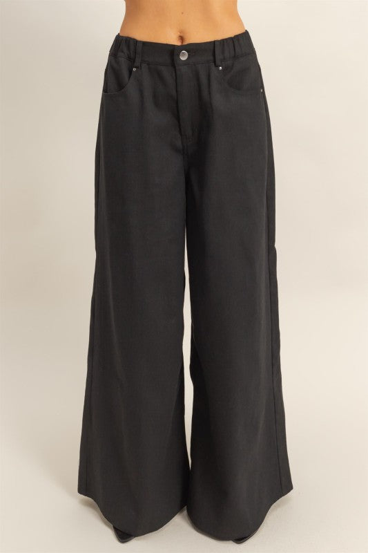 Sophia High Waist Wide Leg Pants