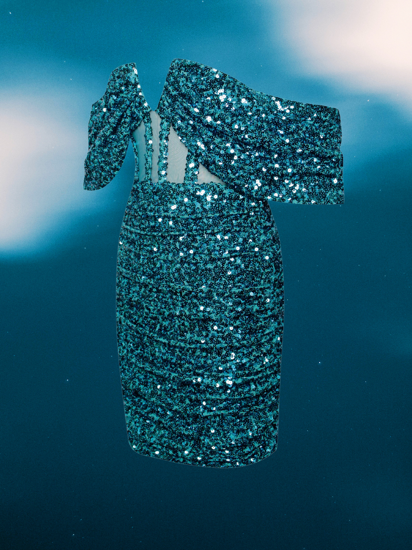 Weston Off Shoulder Sequin Corset