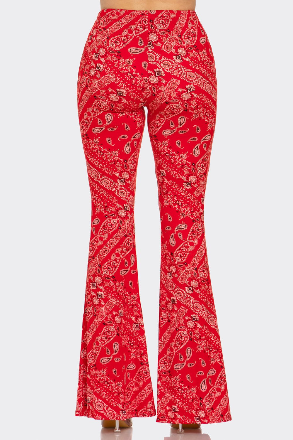 Elena Bandana Print Flare Pants