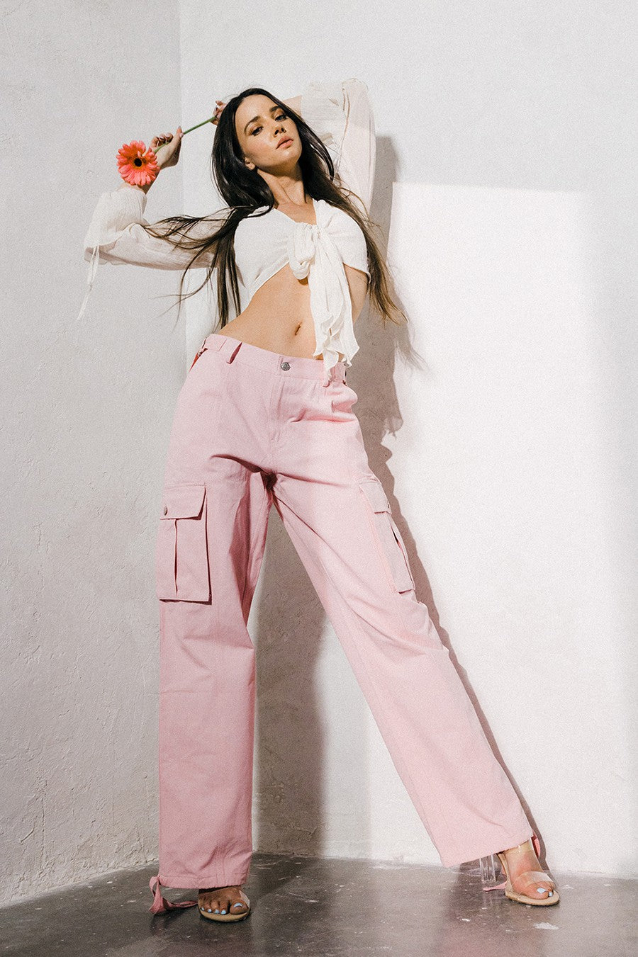 Gabi Twill Cargo Pants