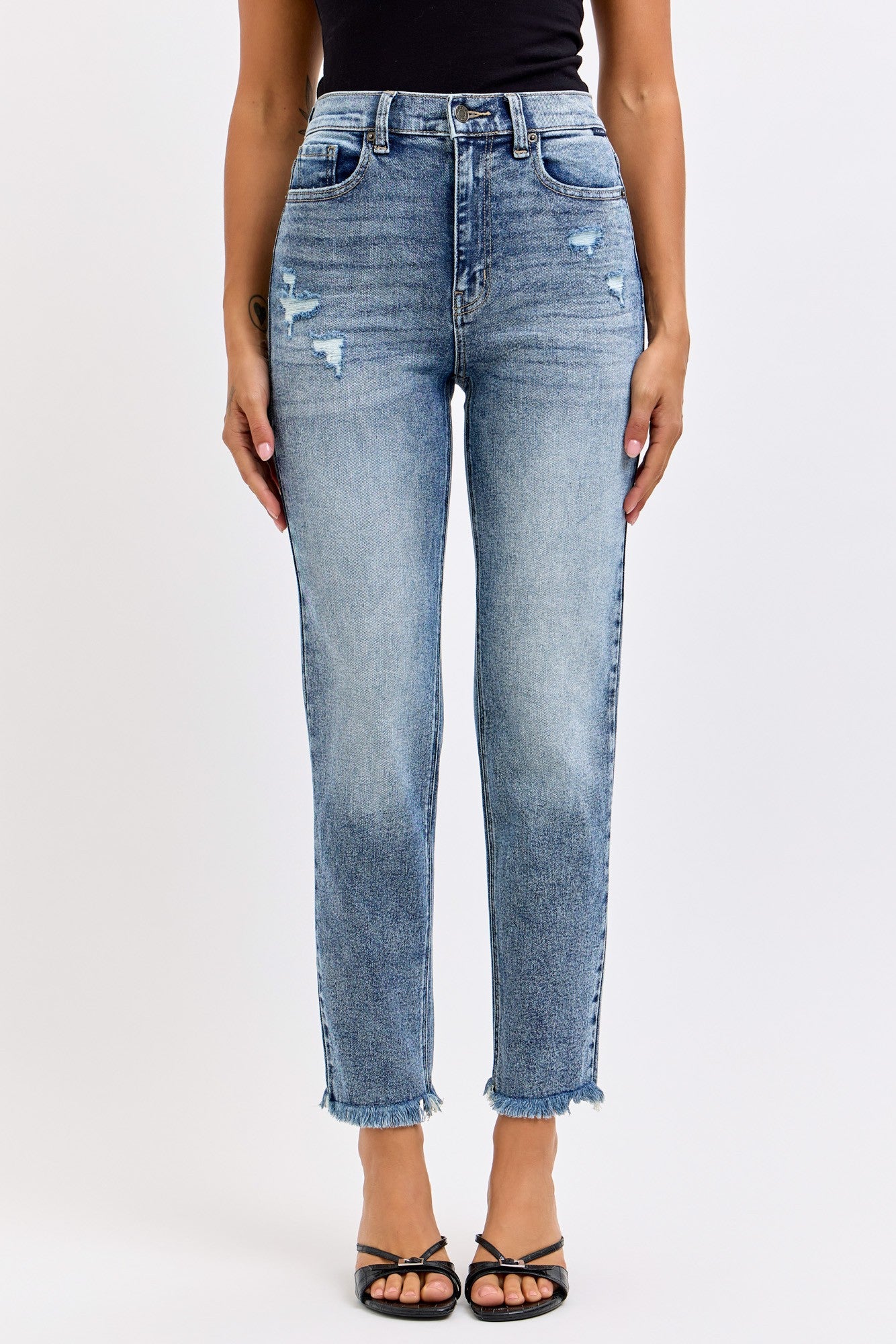 Gera High Rise Mom Jeans