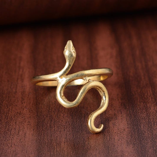 Snake Brass Ring