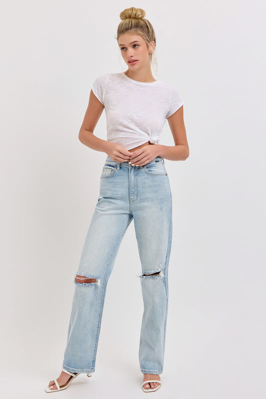 Hilda High Rise Ripped Jeans