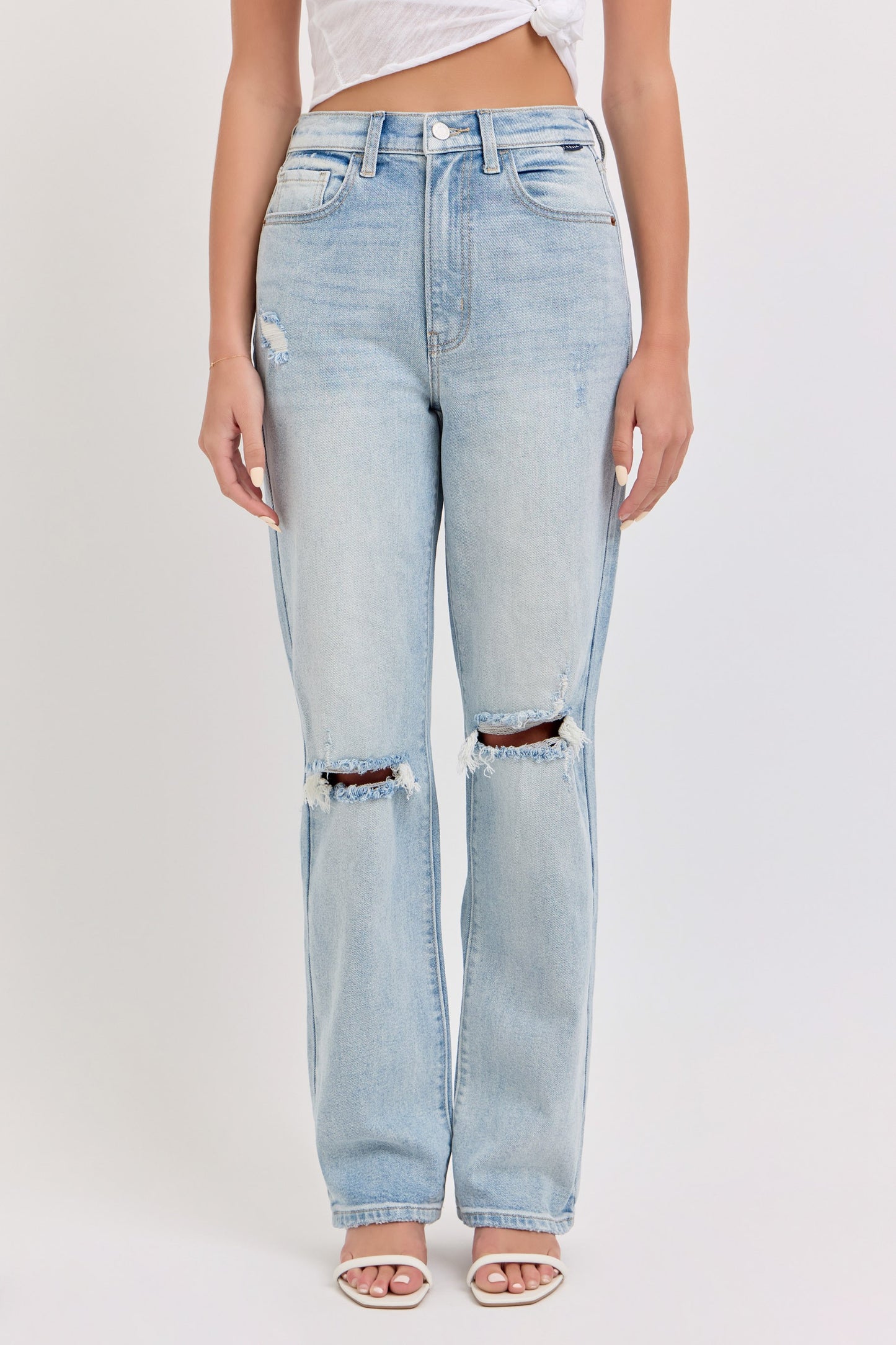 Hilda High Rise Ripped Jeans