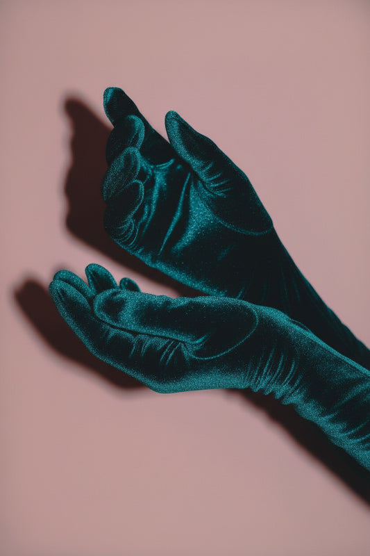 Ozella Velvet Opera length Gloves