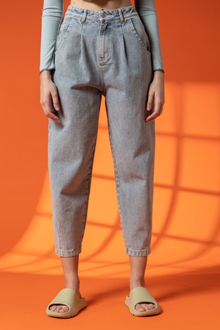 Luna High Rise Baggy Mom Jeans