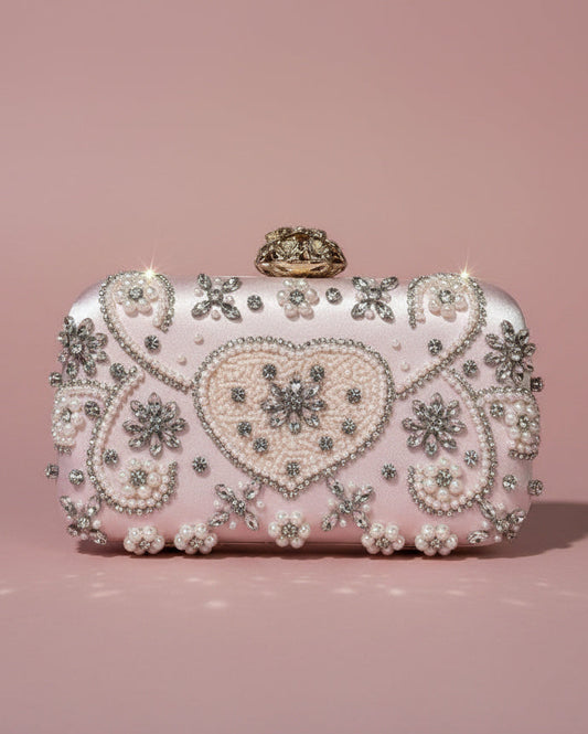 Lylah Crystal Clutch