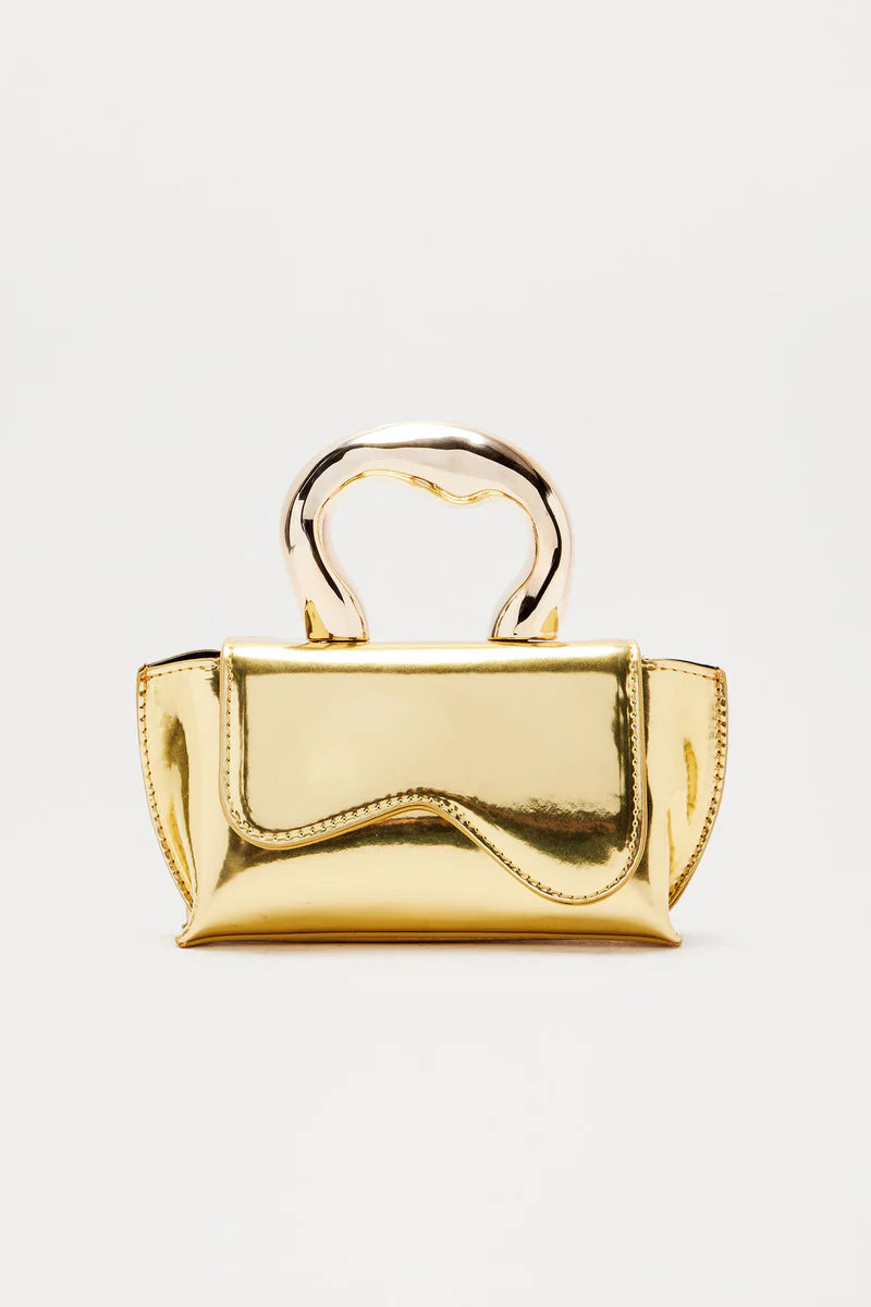 Nova Wavy Top Handle Purse