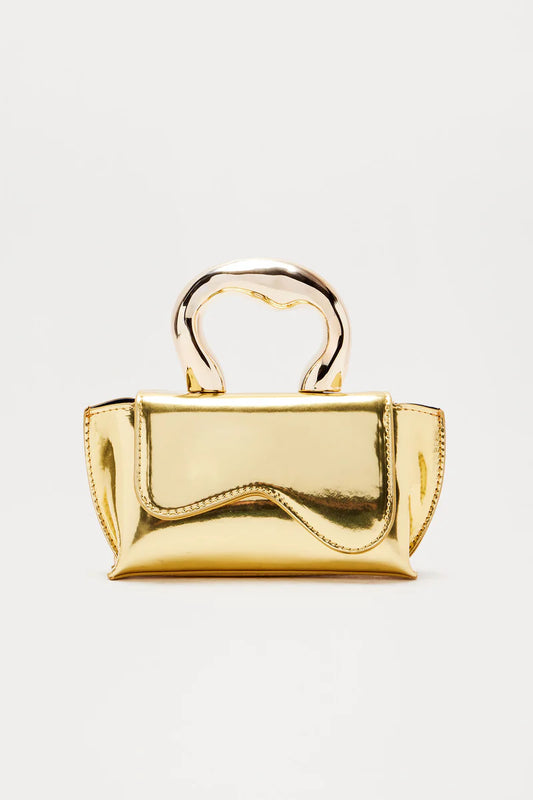 Nova Wavy Top Handle Purse