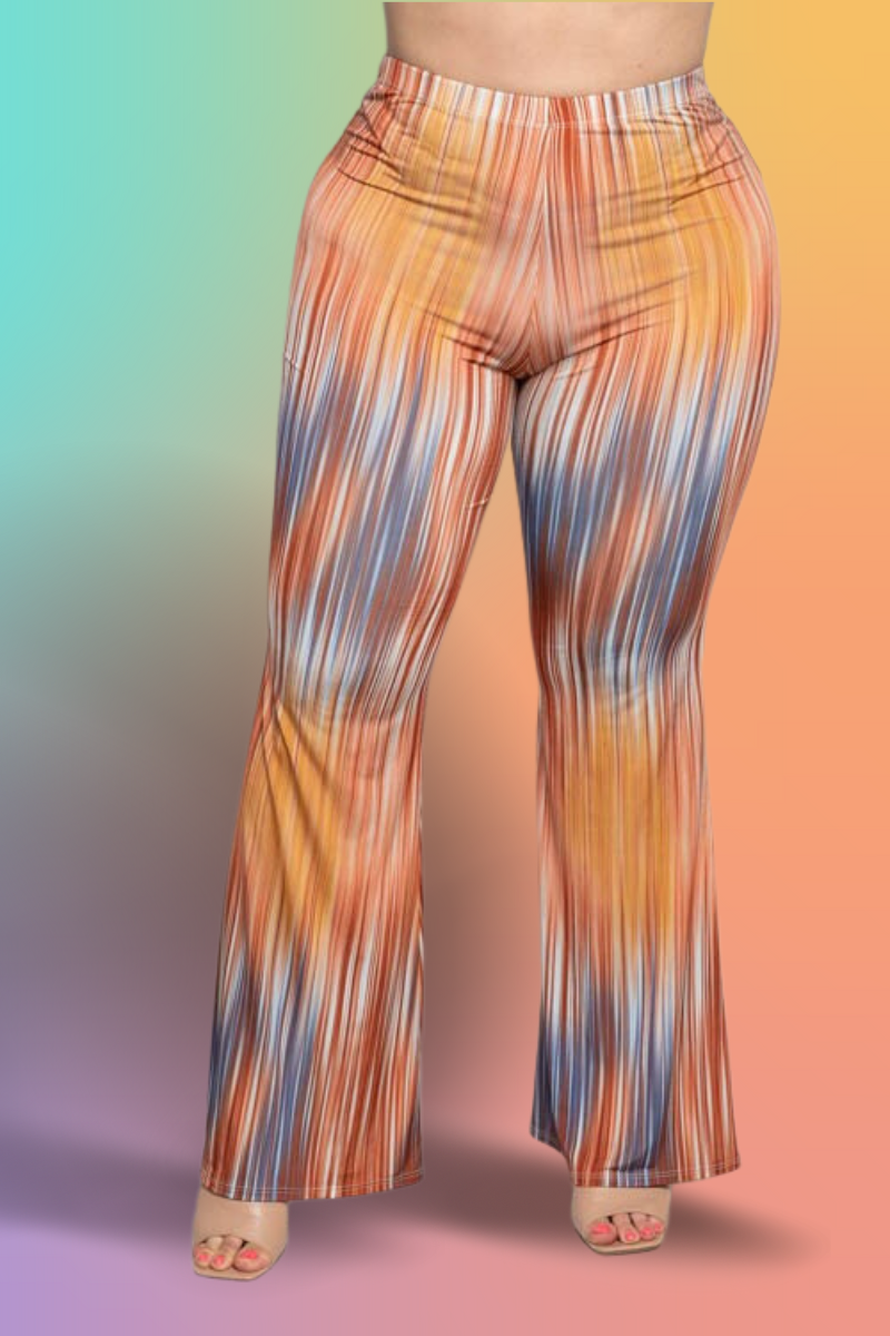 Plus Ombre Flare Pants