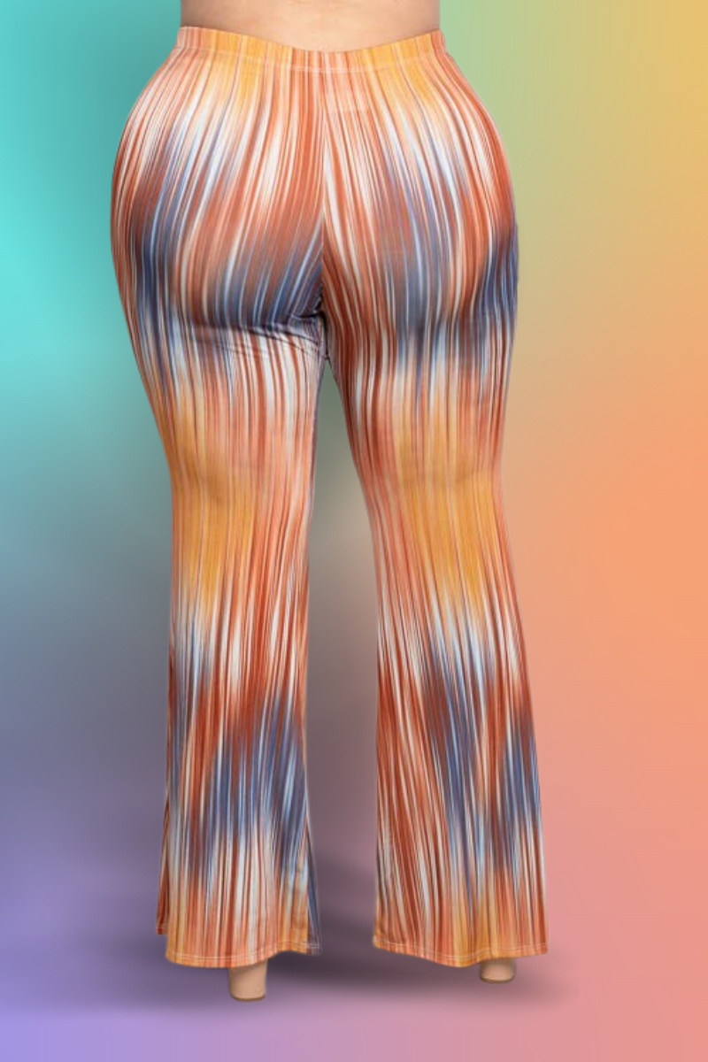 Plus Ombre Flare Pants