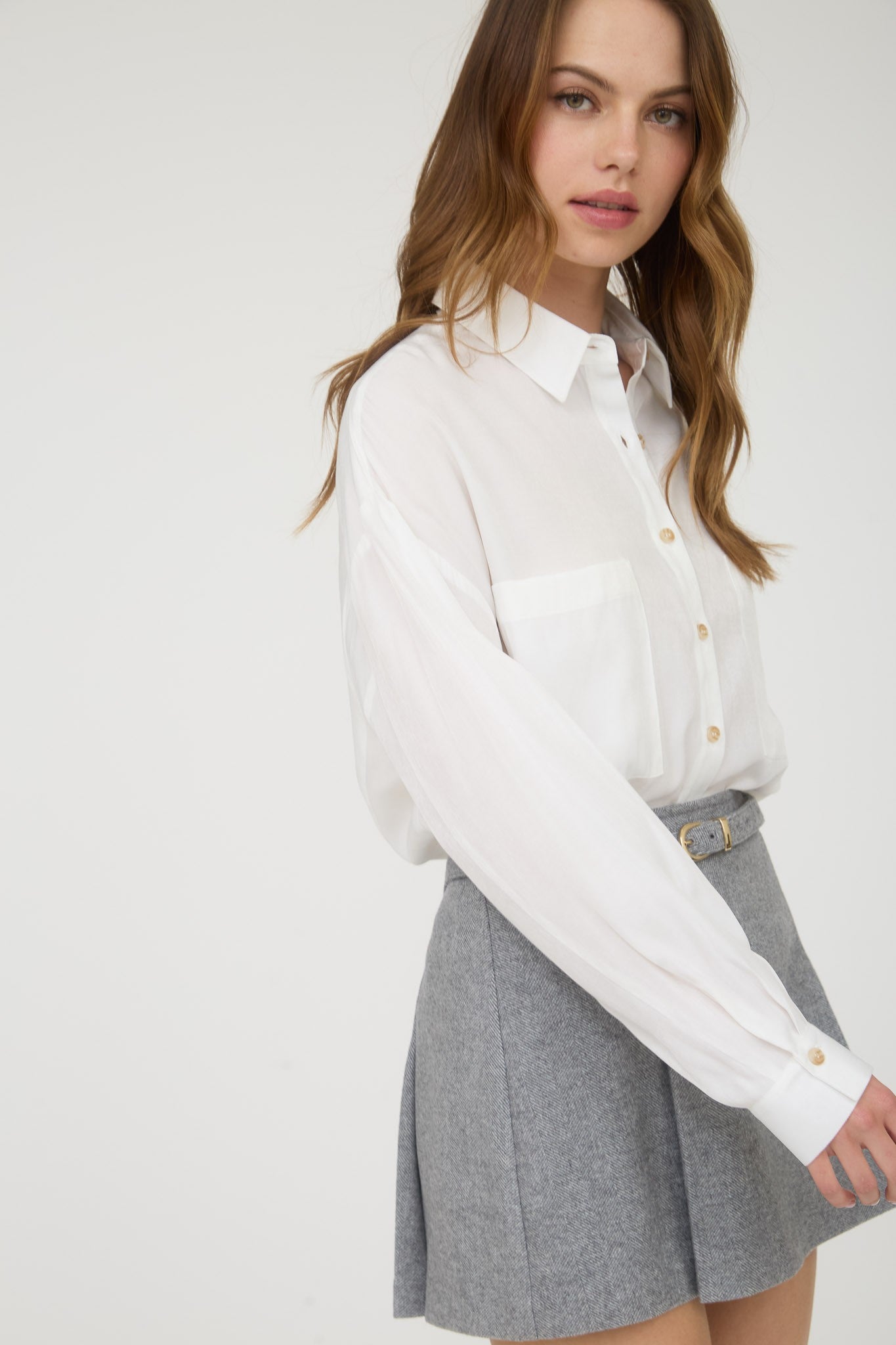 Oversized Long Sleeve Shirt