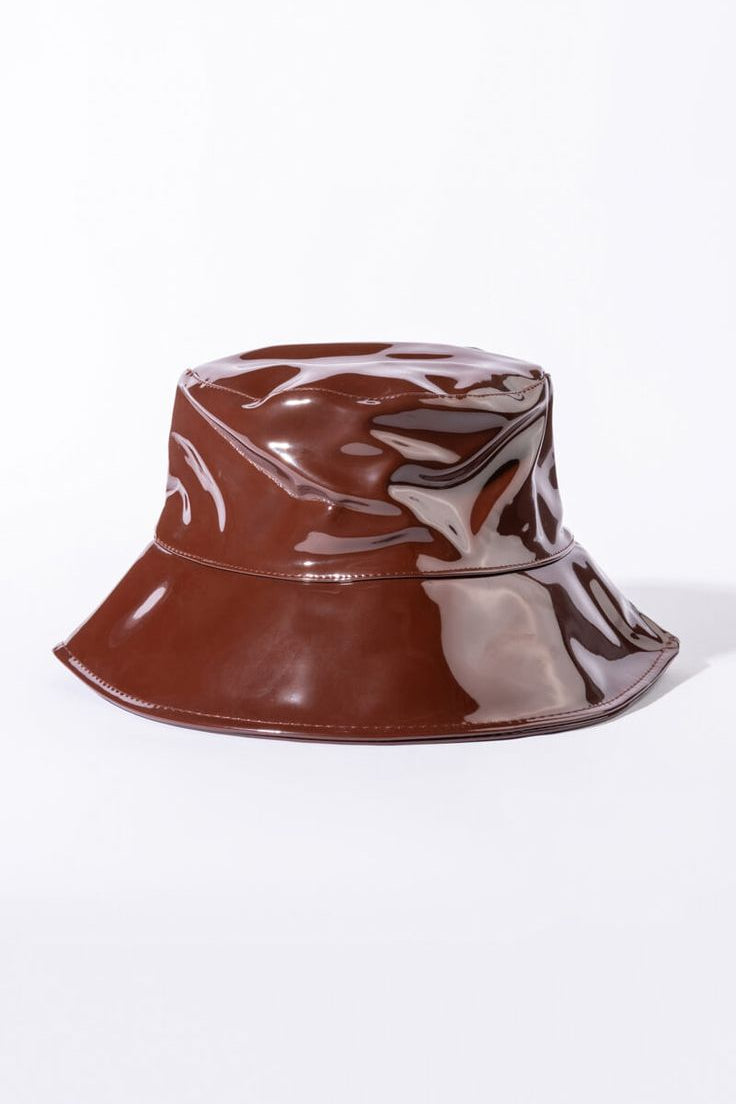 Patent Leather Bucket Hat