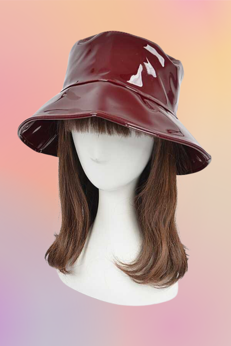 Patent Leather Bucket Hat