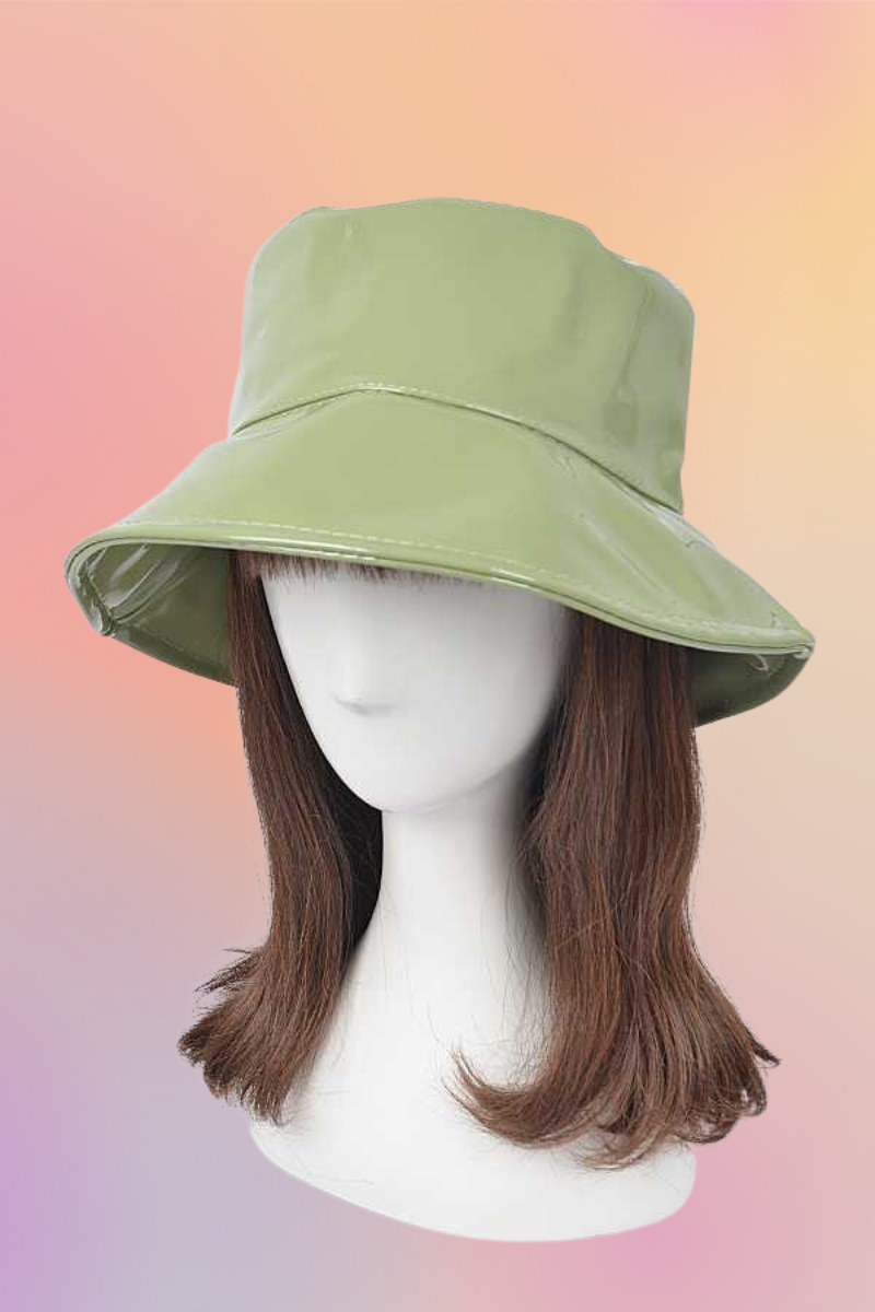 Patent Leather Bucket Hat