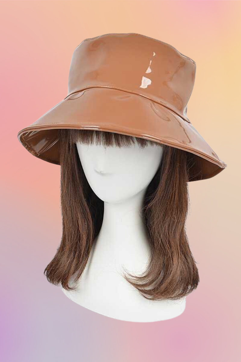 Patent Leather Bucket Hat