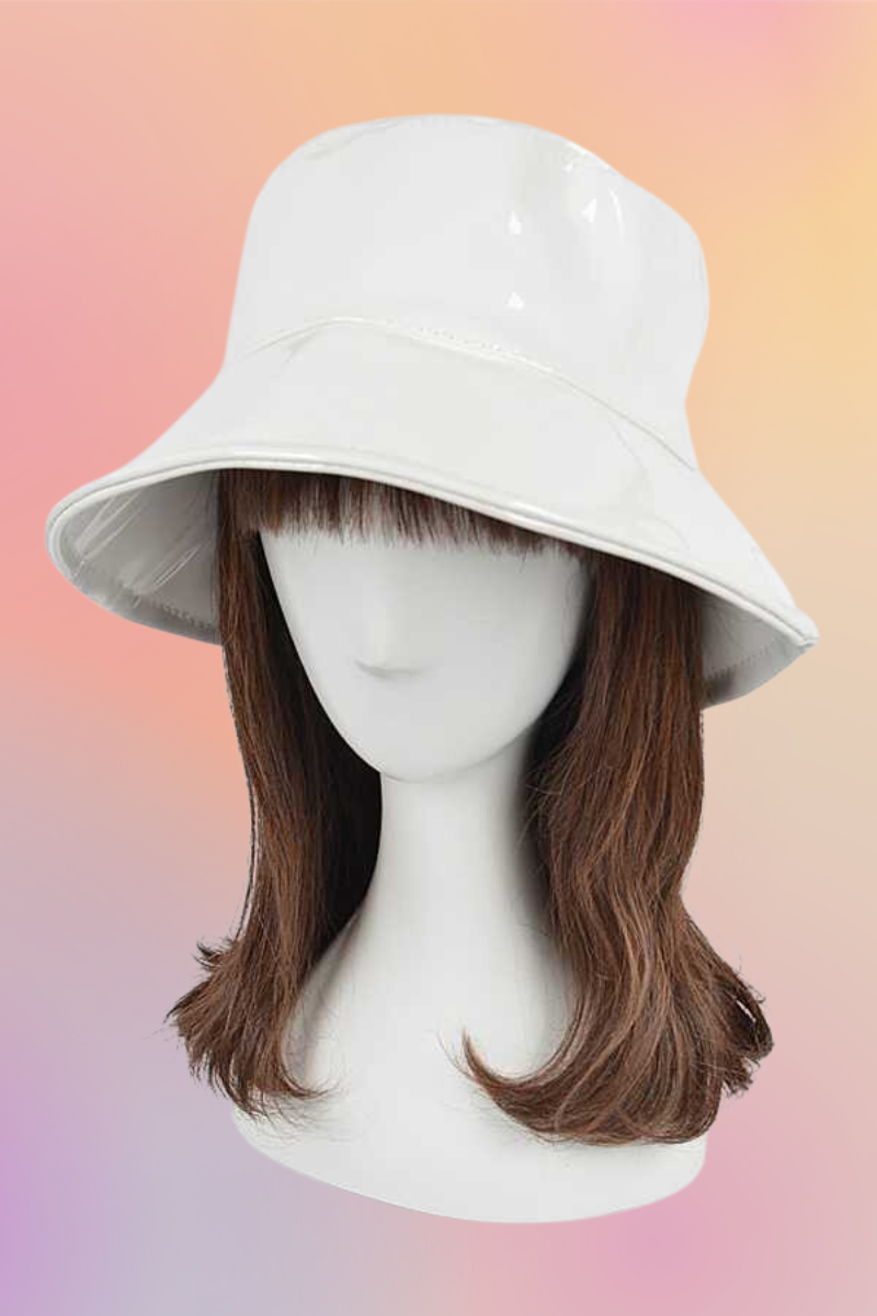 Patent Leather Bucket Hat