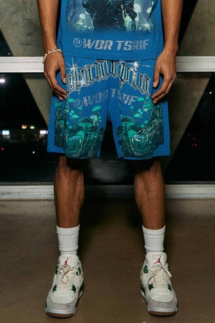 Plantopia Landscape Shorts