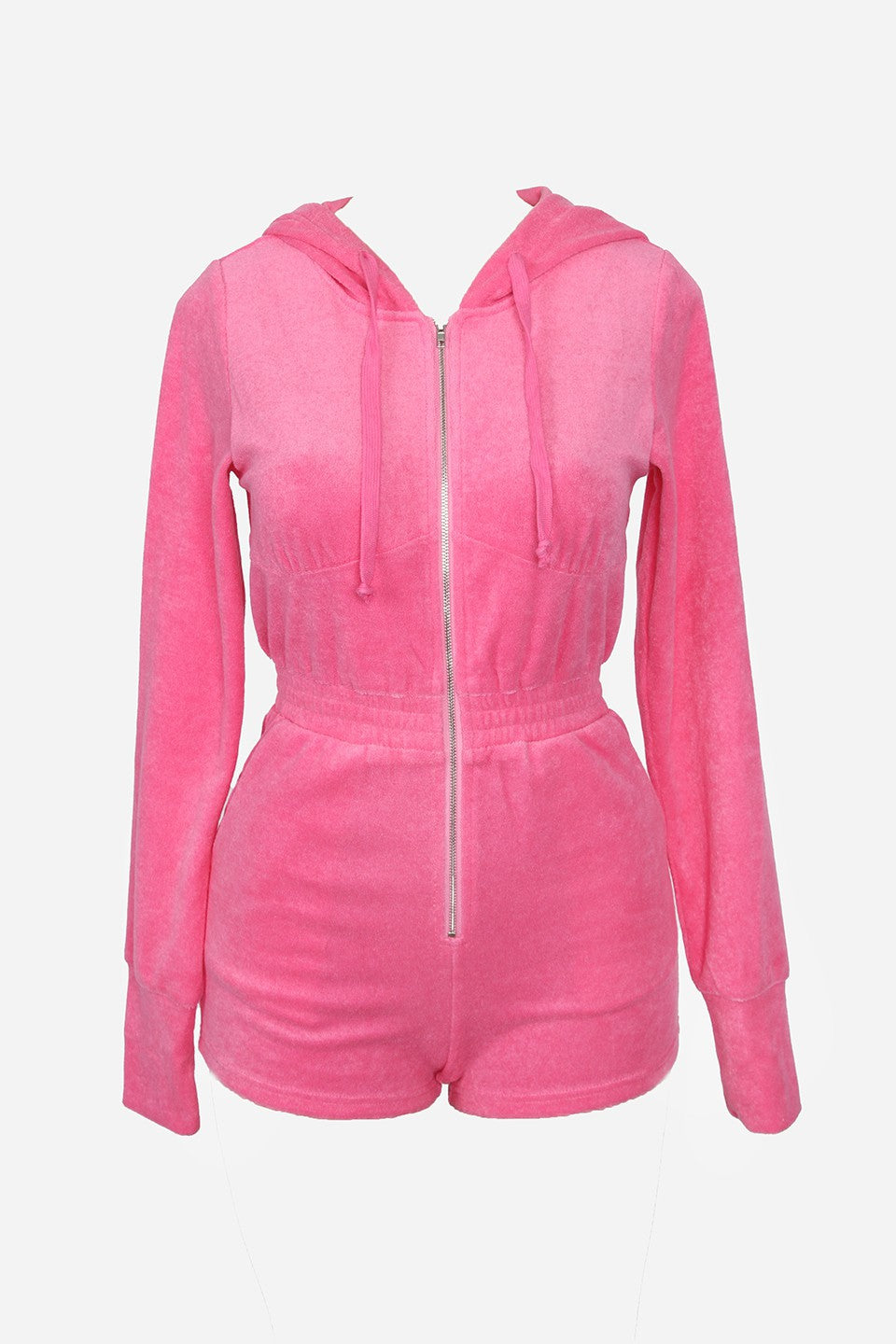 Terry Hooded Romper