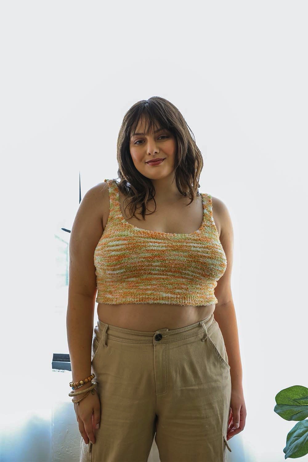 Plus Whimsical Bouclé Bralette