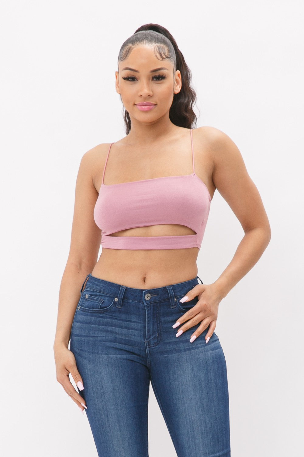 Cut Out Crop Cami