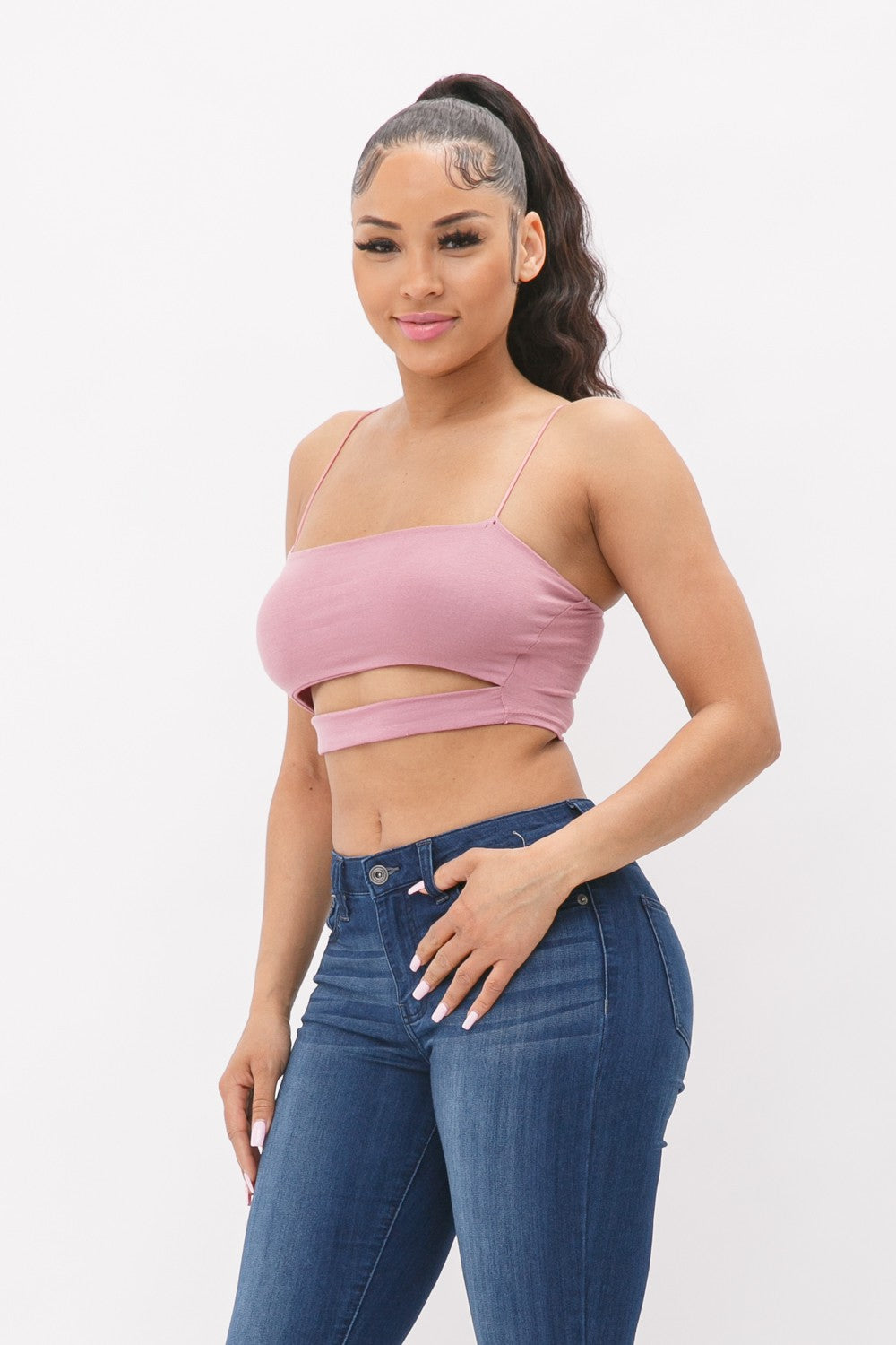 Cut Out Crop Cami