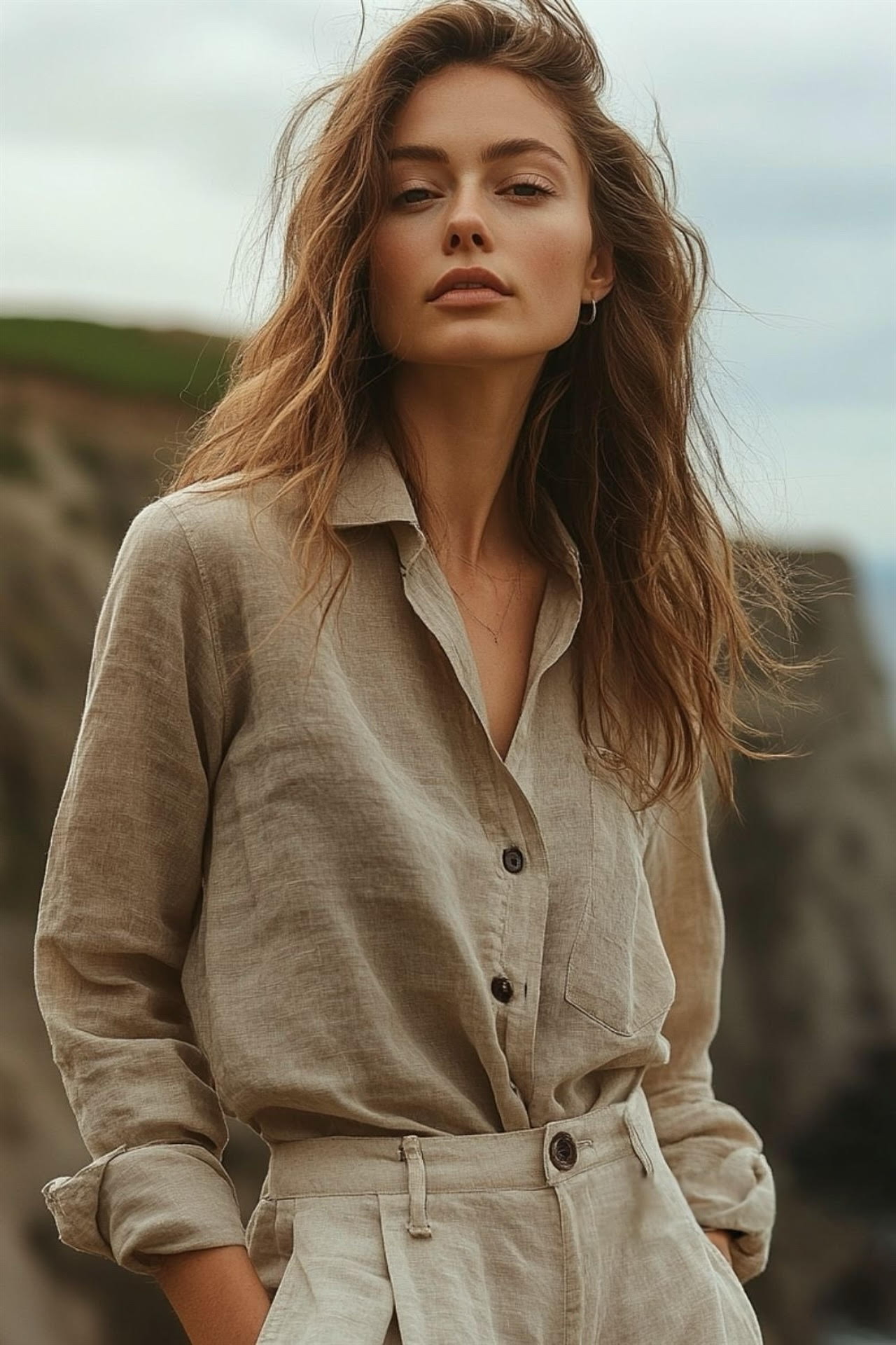 Monica Linen Shirt